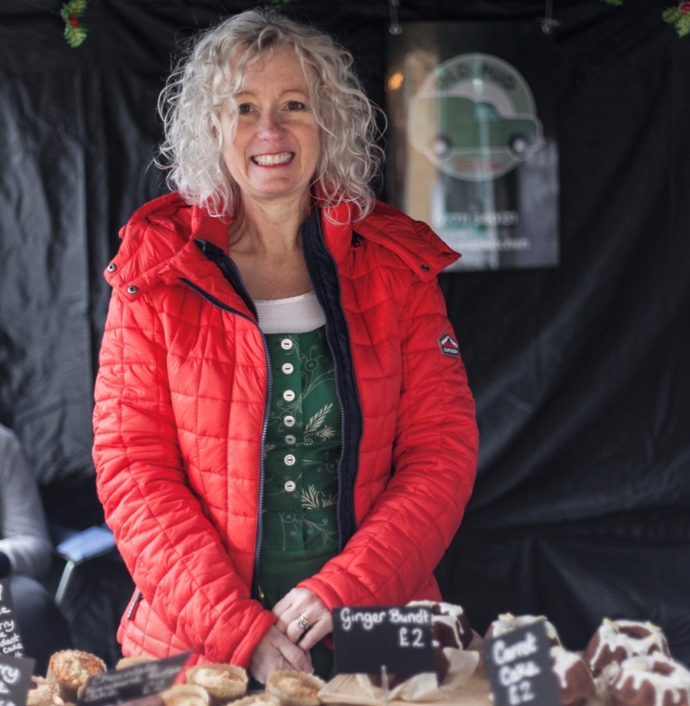 Tina Girard, from Tinaz Kitchen, with some of her cakes