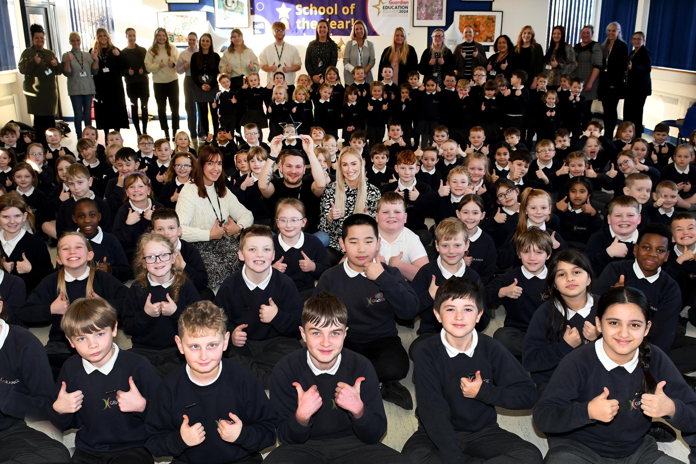 School of the Year 2024 was Grange Community Nursery and Primary School