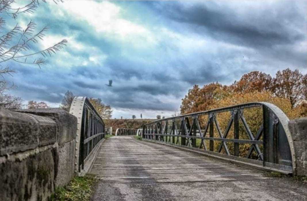 Rain clouds over Newbridge by Donna Maria Long