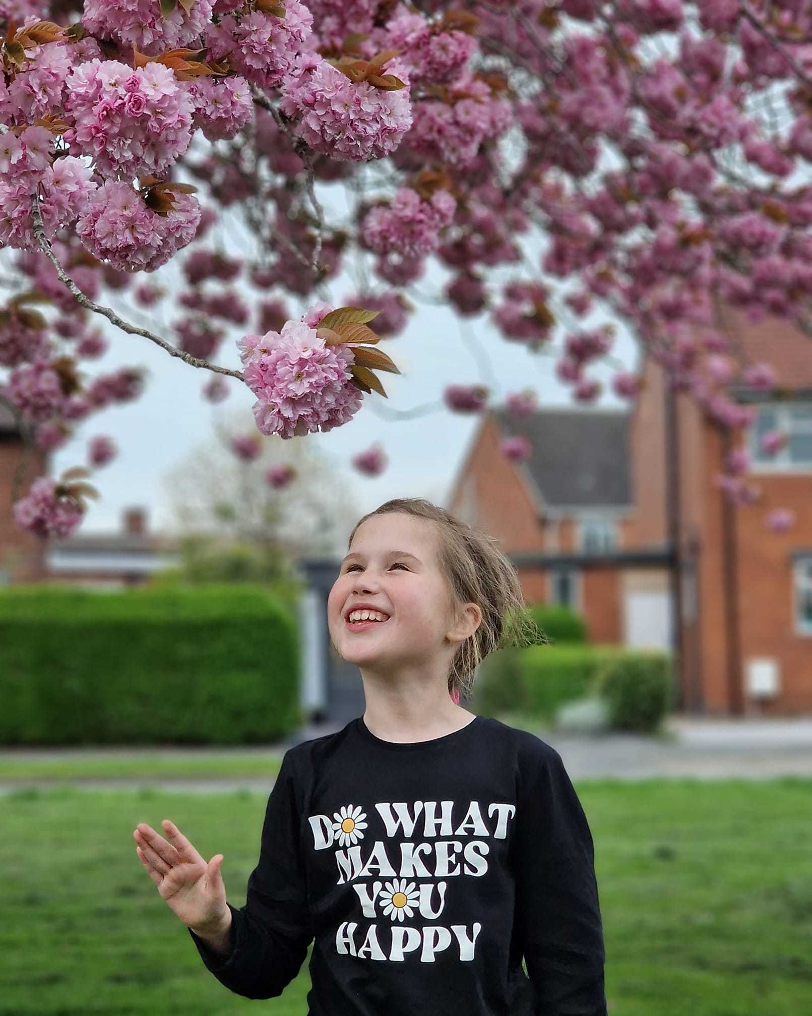 Under the blossom by Cathie Leather