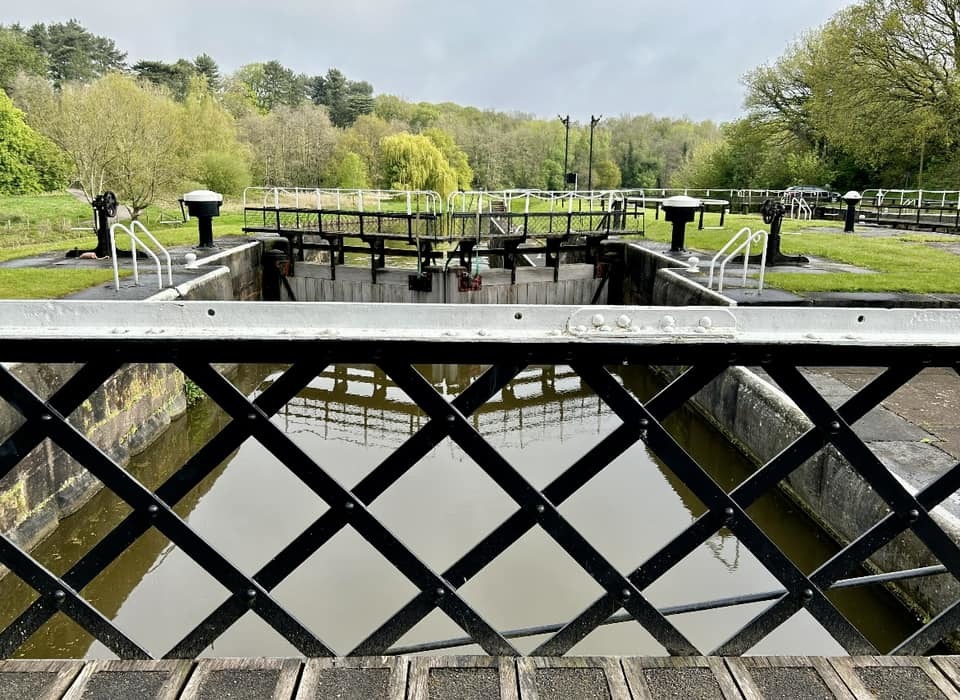 Vale Royal locks by Ann Webster