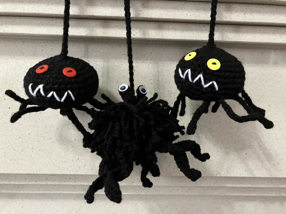 Scary spiders by Wendy Mahon