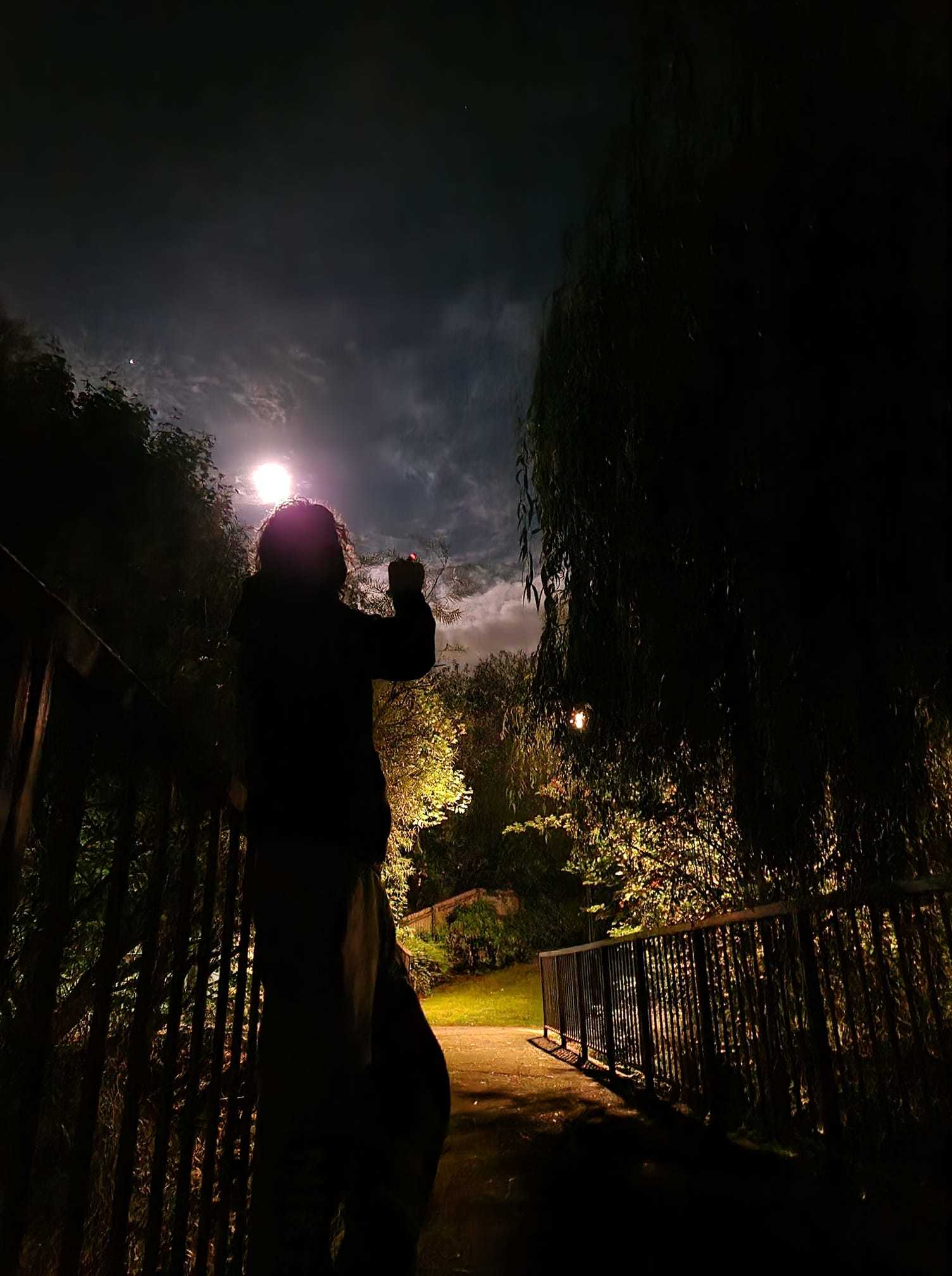 Spooky silhouette in Northwich town centre by Leah Ball